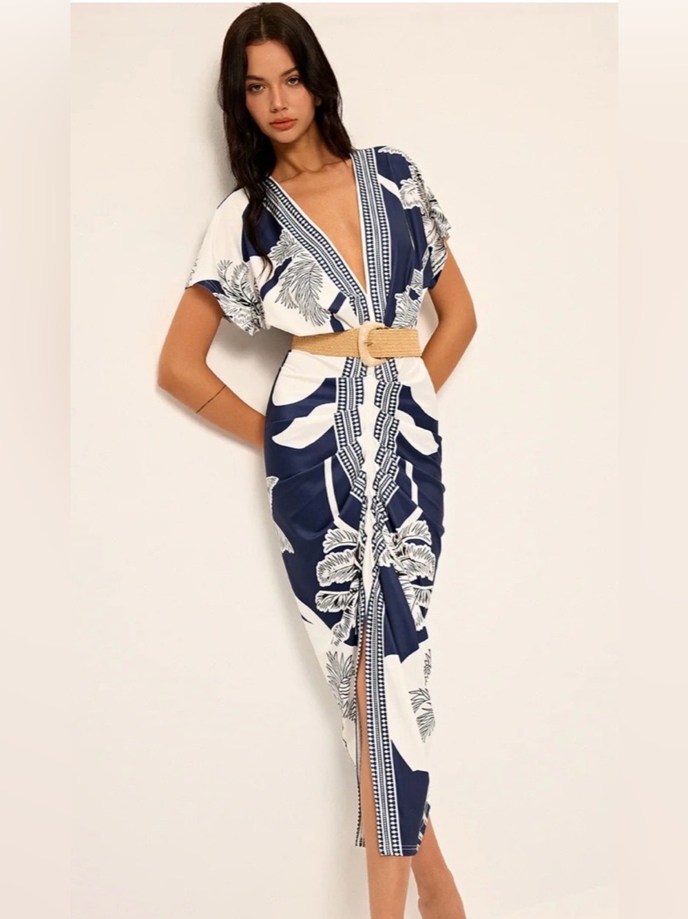 ✨ Mediterranean Escape Maxi Dress | Navy White Resort Chic ✨
NWT SIZE SMALL - Picture 8 of 9
